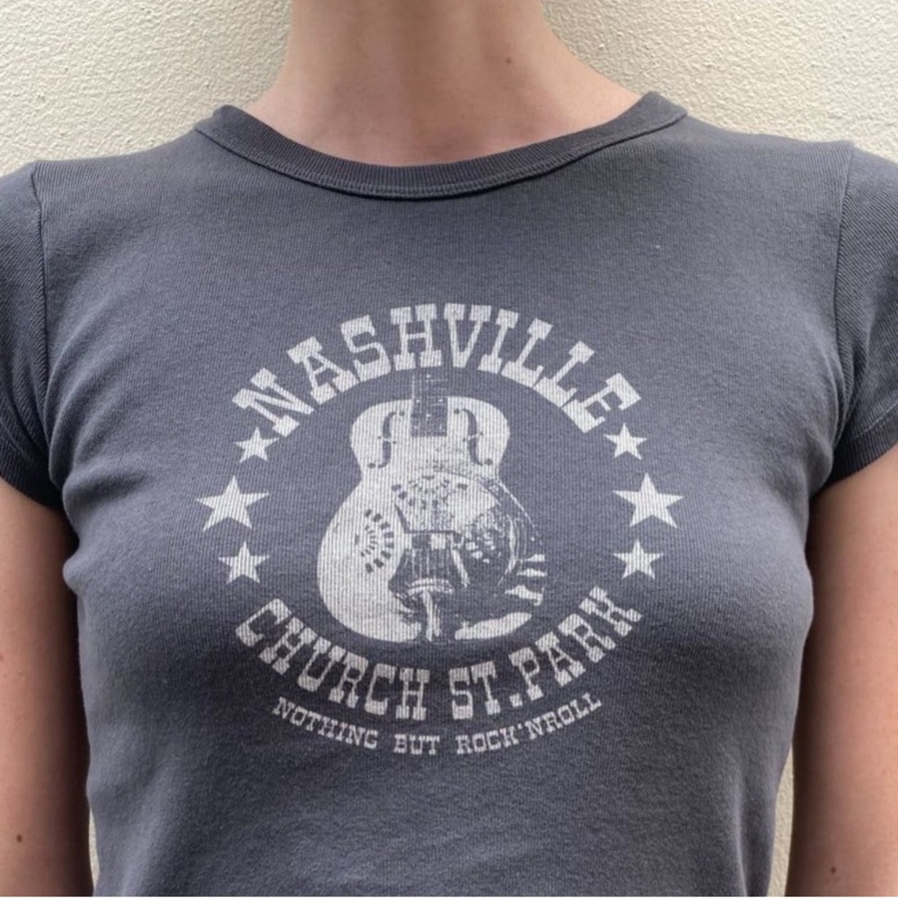 Brandy Melville Cropped Nashville Shirt